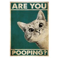 If You are Shitting A Cat Picture Poster, Bathroom Toilet Decoration Guest Bathroom Toilet Guest Bathroom