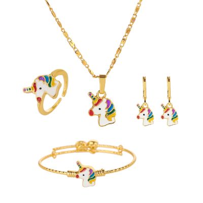 【lz】✹♛◘  Cartoon arco-íris fazer jóias para mulheres colar pulseira brinco artesanato 2023