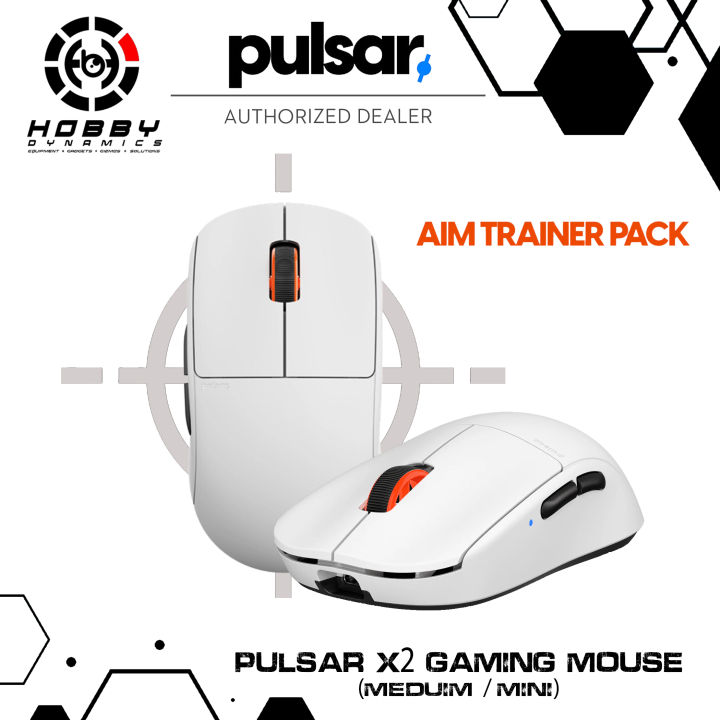 PULSAR X2 GAMING MOUSE [AIM TRAINER PACK] (MEDIUM/MINI) | Lazada PH