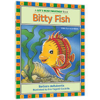 Learn natural spelling and reading together: Betty fish (short vowel I) lets read together: bitty fish English Picture Book American original free audio to improve oral ability and reading comprehension