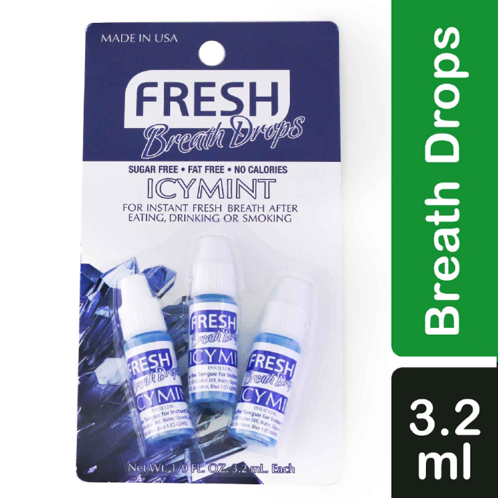 FRESH BREATH DROPS ICY MINT INSTANT FRESH BREATH | Lazada PH