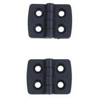 10pcs reinforced black plastic door hinges 40mm x 30mm