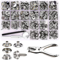 100270-Pieces Stainless Steel Marine Grade Canvas and Upholstery Boat Cover Snap Button Fastener Kit with Setting Tool