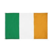 johnin hanging 90X150cm green white orange IRE IR IRISH ireland Flag Electrical Connectors