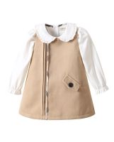 nd Autumn Cotton Baby Girls Long Sleeves Clothes Dress 2piecs Childrens Clothing Kids Princess Dresses Casual Clothes