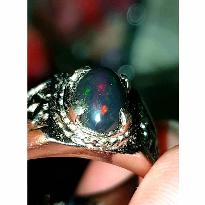 Batu Kalimaya Black Opal Solid Asli Banten Lazada Indonesia