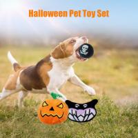 Pet Squeaky Toy Fun Durable Halloween Pet Toys Squeaky Pumpkin Plush Chew Toys For Dogs Cats Gifts For Christmas Beyond Pet Toy