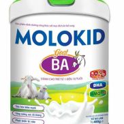 Sữa dê Molokid Goat BA 900gr dành cho trẻ biếng ăn suy dinh dưỡng từ 1 đến
