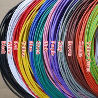 24awg Ul1007 Od สายไฟด้านสิ่งแวดล้อมสายไฟภายใน Vw-1 10สีเลือก