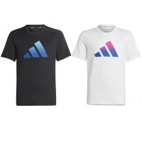 Adidas เสื้อยืดเด็ก Train Icons AEROREADY Logo Tee (2สี)