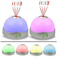 【❂Hot On Sale❂】 u1j39x ท้องฟ้าดาวนาฬิกาเครื่องฉายสีสันสดใสไฟกลางคืน Led ฉายภาพดิจิตอลที่เต็มไปด้วยดวงดาวนาฬิกาปลุกตกแต่งโต๊ะที่บ้านเวลา