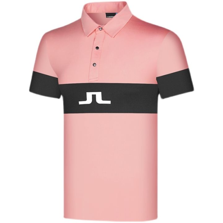 new-golf-mens-sports-polo-shirt-golf-short-sleeved-summer-quick-drying-ball-uniform-team-uniform-clothes-moisture-absorbing-tide-top-castelbajac-mizuno-pxg1-callaway1-xxio-utaa-ping1