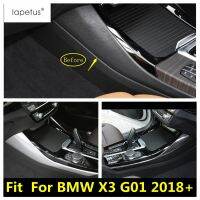 Laus อุปกรณ์เสริมสำหรับ BMW X3 G01 2018-2023กลางภายในแผงลอยเกียร์เปลี่ยนชุดคันเกียร์แผงปั้นปกชุดตัด Abs