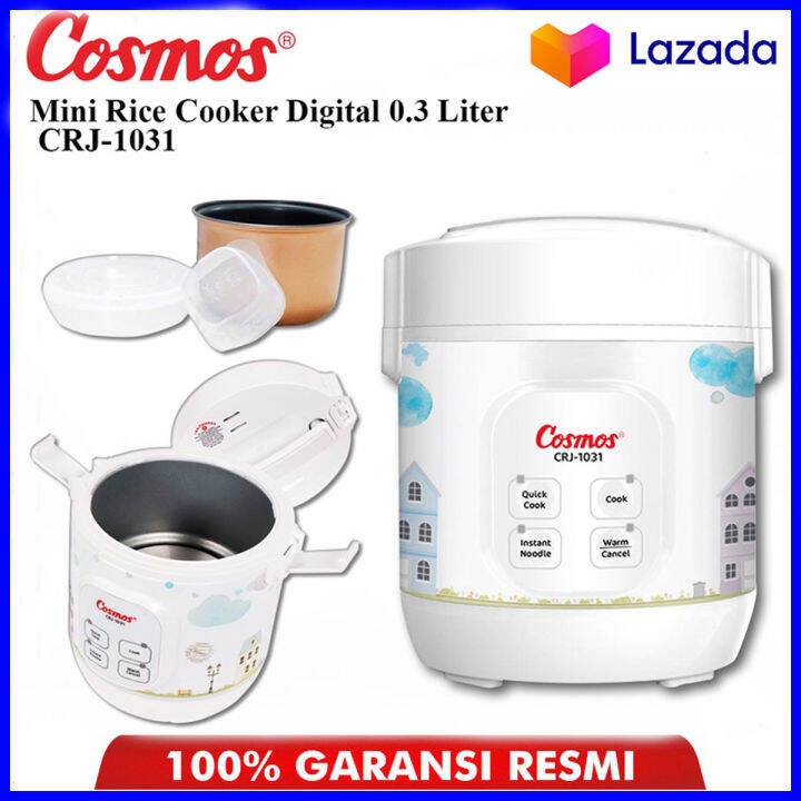 cosmos mini digital rice cooker 4 in 1 crj 1031