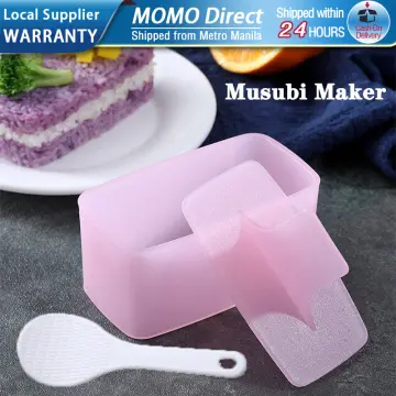 Musubi Maker Press, 2 Pack Rice Ball Mold Rectangle Thousand Layer Sushi  Maker Mold (Pink)