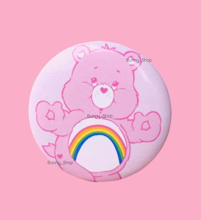 เข็มกลัดแคร์แบร์-เข็มกลัดติดกระเป๋า-ตกแต่งเสื้อผ้า-carebears-เลือกลายได้