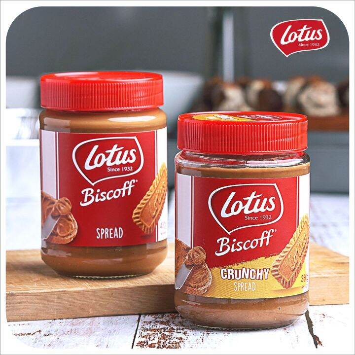 LOTUS BISCOFF SPREAD Smooth 400G / Smooth 720g / Crunchy 380g /Biscuit ...