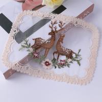 【CW】■▽☑  1PC Dining Table Embroidery Placemat European Plate Anti-scald Coaster Deoration A83333