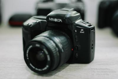 ขายกล้องฟิล์ม ถูกๆ Minolta 5xi serial 16236343 พร้อมเลนส์ Sigma 28-80mm Macro