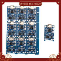 10Pcs 5V มินิ USB 1A 18650 TP4056แบตเตอรี่ลิเธียมชาร์จด้วย Board โมดูลชาร์จ