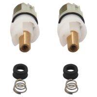 2 Pieces RP25513 Faucet Stem Replacement with Rubber Seats and Springs Suitable for Kitchen Faucet Repair Kit