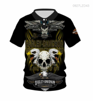 3D 2023 Harley-Davidson Polo POLO shirt Harlay-Davidson Motorcycle Cycles Polo POLO shirt Fremium - Razkacollection 011 New polo shirt