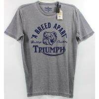 Nwt Lucky มอเตอร์ไซค์ Triumph บูลด็อก A Breart Biker 100% ออกกำลังกายผ้าฝ้ายไซส์ใหญ่พิเศษเสื้อยืดของขวัญคริสต์มาส