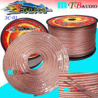 สายลำโพง cable speaker สายลำโพงแบบใส ขนาด O.D 3.5 x 7mm แบ่งขาย 1-100 เมตร (แบ่งขายกดตามเครื่องหมาย+ใส่จำนวนที่ต้องการ) รุ่น SC-01 สินค้าพร้อมส่ง มีเก็บเงินปลายทาง