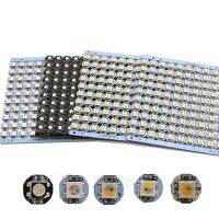 ชิป LED WS2812B 10 ~ 1000ชิ้นพร้อมแผงฮีทซิงค์ PCB สีดำ/ ขาว (10มม. * 3มม.) DC5V WS2812 SK6812เอสเอ็มดีอาร์จีบีแอลอีดี5050วงจรรวมแบบ DIY