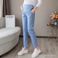 ✁☽✲ Calça fina de linho para maternidade roupa mulheres grávidas tamanho 1809 casual a barriga 9/10