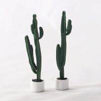 【cw】 Cactus Miniature Figurines Pot Succulent Garden Ornament Dollhouse Supplies Diy ！