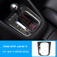 AIRSPEED LHD RHD for Volkswagen VW Golf 6 GTI R MK6 Accessories Real Carbon Fiber Sticker Gear Shift Panel Cover Interior Trim