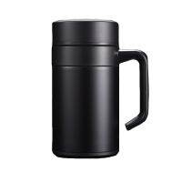 Thermal Mug Insulated Water Cups Leak-proof Mugs Bidon Tasse Vacuum Flasks Stainless Steel Handgrip Business Office Cup