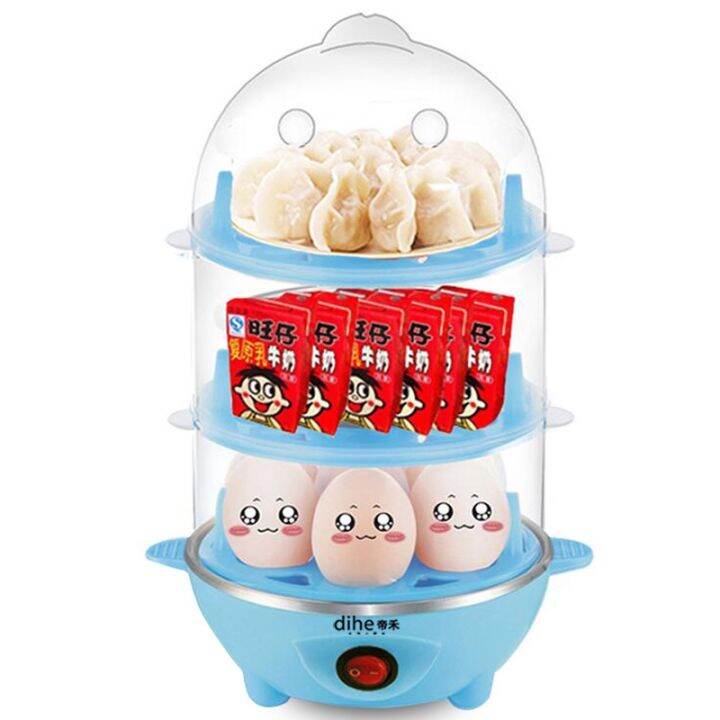 HOT XXCWC 3Layer Electric Egg Steamer Household Siomai Siumai Electric