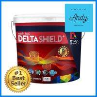 สีน้ำทาภายนอก DELTA DELTASHIELD PLUS BASE D กึ่งเงา 2.5 แกลลอนSEMI-GLOSS EXTERIOR PAINT DELTA DELTASHIELD PLUS BASE D SG 2.5GL **หมดแล้วหมดเลย**