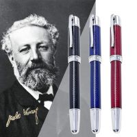 นักเขียนที่ดี Jules Verne Rollerball MB ปากกาโลหะปากกาลูกลื่นน้ำพุอุปกรณ์เขียนในสำนักงานโรงเรียน14873/18500