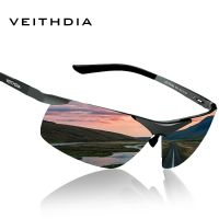 VEITHDIA แว่นกันแดดสำหรับผู้ชายเลนส์ UV400โพลาไรซ์สำหรับใส่ขับรถแว่นตากันแดดกลางแจ้งสำหรับ6501