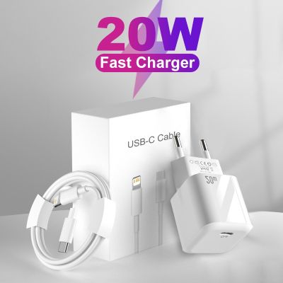 For Apple Original PD 20W Fast Charger For iPhone 14 13 1211 Pro Max Mini USB-C to Lightning Cable X XS XR 7 8 Plus SE Charging