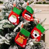 Christmas Stocking Christmas Decoration 2022 For Home Christmas Bags 2023 New Year 39;S Decor Ornaments Gift Socks Presents Novelty