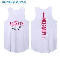 ◈¤► Donna Reed Moran grizzly bears in basketball vests American training suit quick-drying loose fitness sleeveless shirt t-shirts