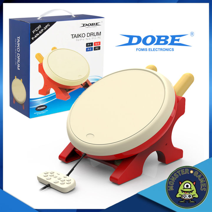 dobe-taiko-drum-ใช้กับ-ps4-ps3-nintendo-switch-และ-pc-ได้-ชุดกลอง-taiko-กลอง-taiko-dobe-taiko-drum-taiko-drum-กลองไทโกะ-tp4-0409