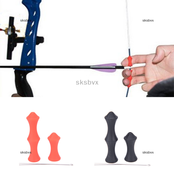 sksbvx-ยิงธนูซิลิโคน-finger-guard-ไม่มีถุงมือ-recurve-ยิงธนูล่าสัตว์-protector