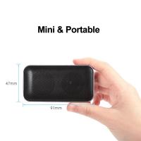 AEC BT209 Portable Wireless Bluetooth Speaker Mini Style Pocket-sized Music Sound Box with Microphone Support TF Card