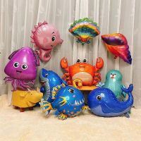 【cw】 Sea Balloons Starfish crab Air Under Theme Birthday party Decoration Baby Shower ！