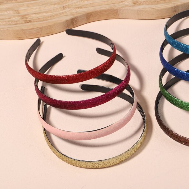 1Piece  Solid Colorful Hair Band For Women Girls Hair Hoop Simple  Frosted Style Hairbands Headwear Hair Accessories 