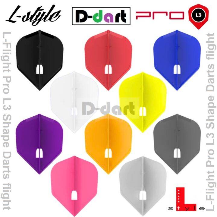 L STYLE DART FLIGHTS - (L3 SHAPE) L Flight PRO L3 SHAPE STANDARD SMALL ...