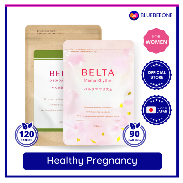 BELTA Mama Rhythm & Folic Acid Food Supplement Women for Fertility