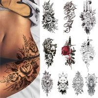 【hot】♘▤☢  10 Piece Temporary Sticker Wolf Dimond Arm Sleeve Personality