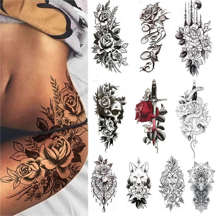 Tatoo Miếng Dán Hình Xăm Tạm Thời Chống Nước 10 Miếng Dán Hình Xăm ...