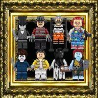 ฮาโลวีนภาพยนตร์สยองขวัญ Hannibal Midnight Ring Jack Skellington วันเกิดของขวัญการศึกษาของเล่นเด็ก DIY Building Blocks Minifigures Bricks